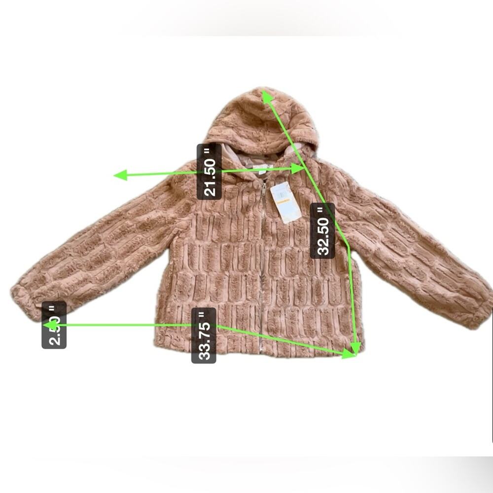 MSRP $148 | ✨ Band of the Free “Angel” Teddy Jacket Size S | Caramel Faux Fur ✨ - Picture 7 of 8